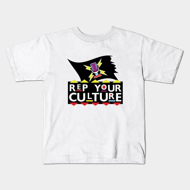 The Rep Your Culture Line: Represent! T-Shirt Kids T-Shirt by The Culture Marauders